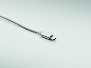 Logo trade promotional gifts image of: 2 in 1 long charging cable