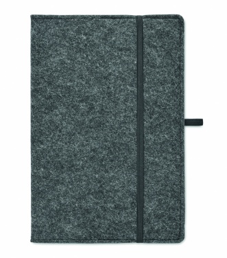 Logotrade business gifts photo of: A5 notebook RPET felt