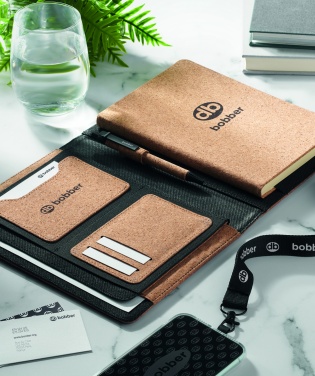 Logotrade corporate gift image of: A5 portfolio in cork