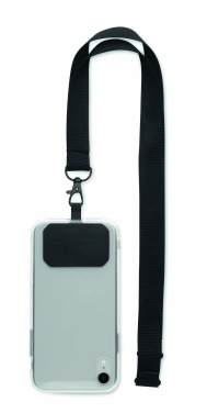 Logo trade promotional giveaways picture of: Phone holder lanyard