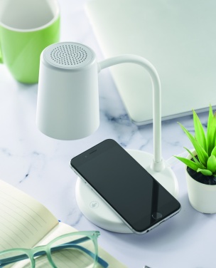 Logotrade promotional item image of: Wireless charger, lamp speaker
