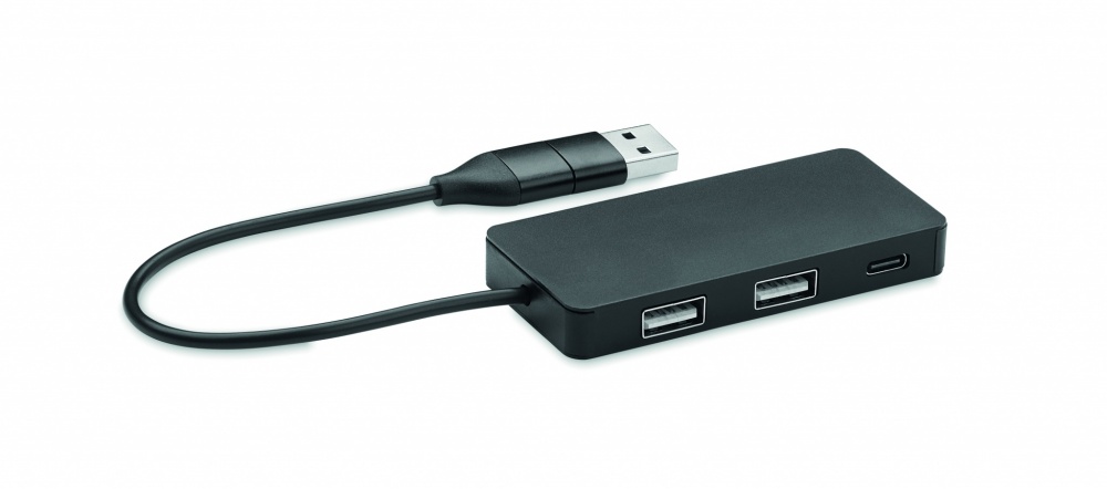 Logotrade promotional giveaways photo of: 3 port USB hub with 20cm cable