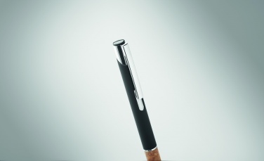 Logotrade promotional gift image of: Ballpoint pen made of aluminum with a cork grip