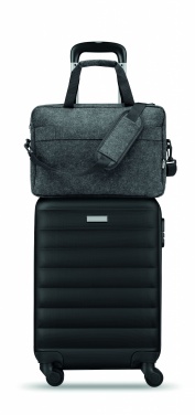 Logotrade promotional merchandise picture of: 15 inch RPET felt laptop bag