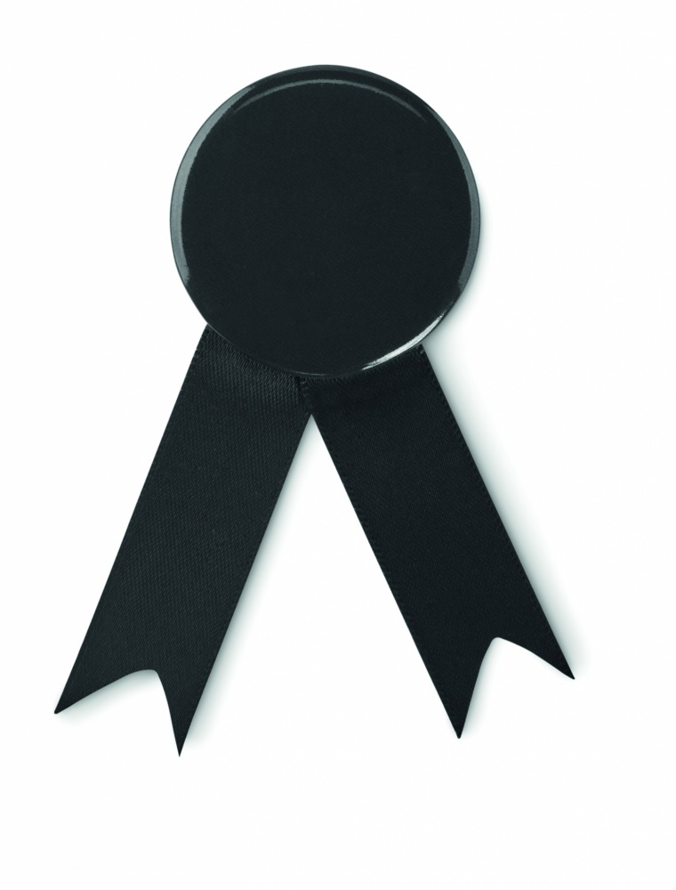 Logo trade promotional gifts image of: Ribbon style badge pin