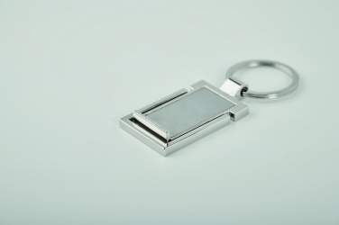 Logo trade promotional merchandise photo of: Metal key ring phone stand Seinajoki