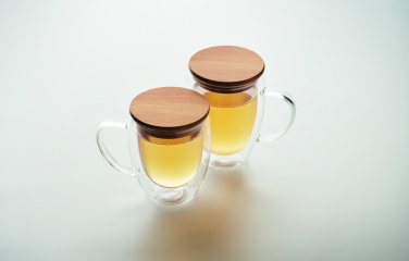 Logo trade business gift photo of: Double wall borosilicate mug