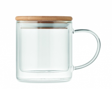 Logotrade promotional giveaway picture of: Double wall borosilicate mug