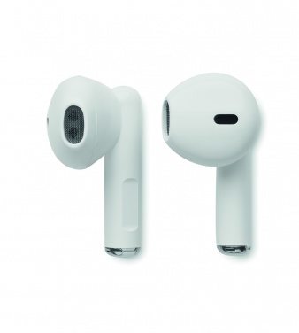 Logo trade promotional gifts image of: TWS earbuds with charging base