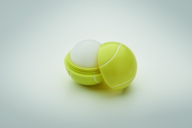 Logotrade promotional item picture of: Lip balm in tennis ball shape