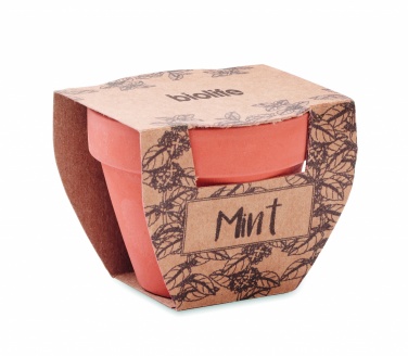 Logotrade corporate gifts photo of: Terracotta pot mint seeds