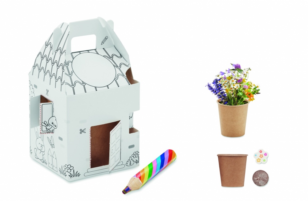 Logotrade corporate gift image of: House shaped seeds grow set