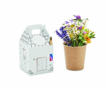 Logo trade business gifts image of: House shaped seeds grow set