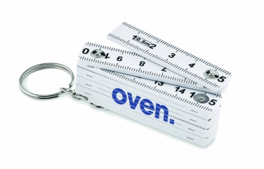 Logo trade corporate gifts picture of: Carpenters ruler key ring 50cm Kotka