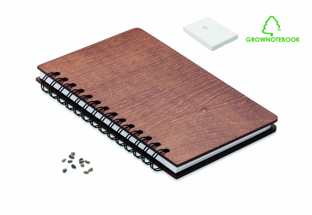 Logotrade promotional giveaway picture of: A5 Birch tree GROWBOOK™