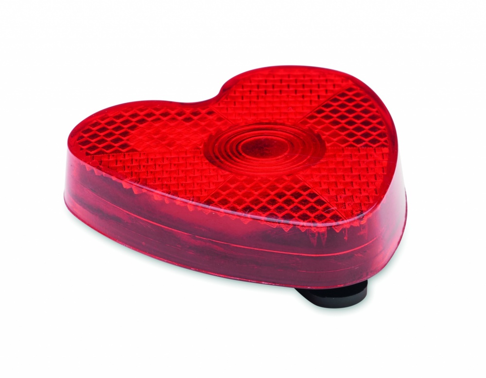 Logo trade promotional merchandise picture of: Heart shaped reflector light