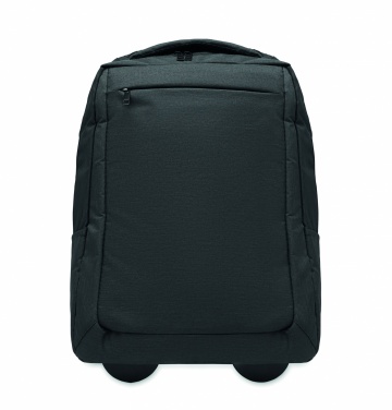Logotrade promotional merchandise image of: A portable backpack trolley with wheels, made of 600D RPET polyester