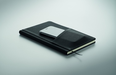 Logotrade promotional giveaway picture of: A5 notebook PU front pocket