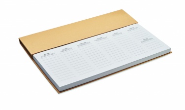 Logotrade promotional product picture of: Weekly desktop planner