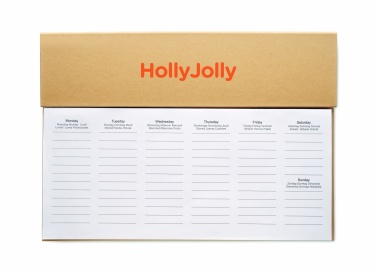 Logotrade promotional gifts photo of: Weekly desktop planner