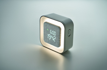 Logo trade promotional items picture of: Recycled ABS/RPET alarm clock Stuttgart