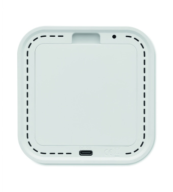 Logo trade corporate gift photo of: Recycled ABS/RPET alarm clock Stuttgart