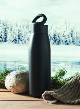 Logo trade promotional giveaway photo of: Heat-cool double wall bottle