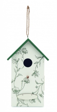 Logo trade business gift photo of: Bird house in plywood
