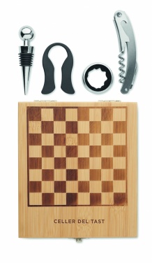 Logotrade advertising product image of: Chess board wine set