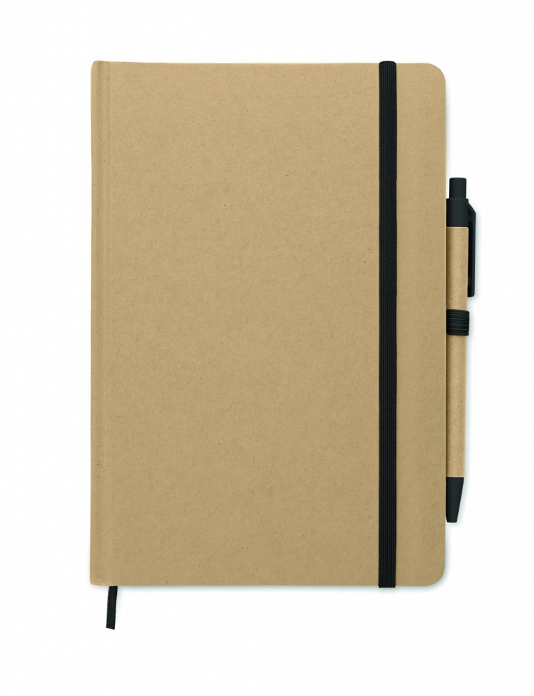 Logotrade advertising product image of: Caratil A5 notebook in recycled carton