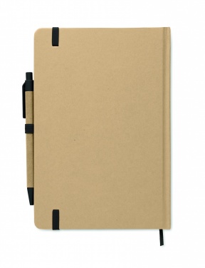 Logo trade promotional merchandise picture of: Caratil A5 notebook in recycled carton
