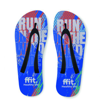 Logo trade promotional product photo of: Sublimation beach slippers