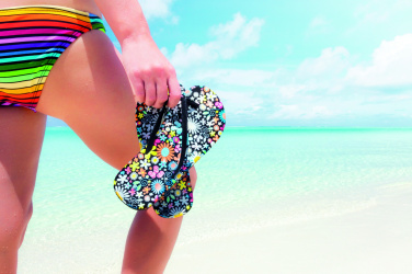 Logo trade promotional gifts picture of: Sublimation beach slippers