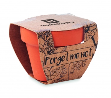 Logotrade promotional gift image of: Terracotta pot 'forget me not'