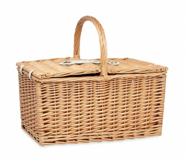 Logotrade corporate gifts photo of: Wicker picnic basket 4 people