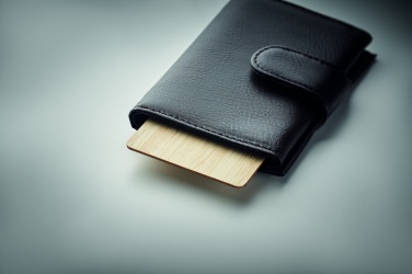 Logotrade advertising products photo of: RFID card in bamboo material