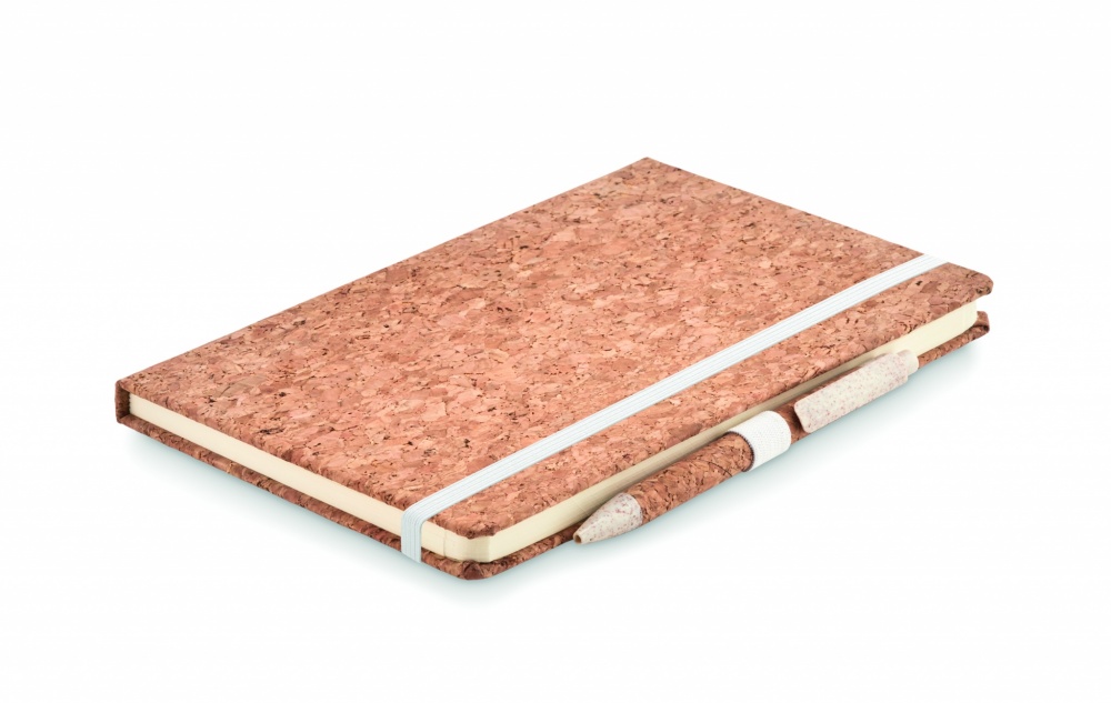 Logotrade promotional gift image of: A5 cork notebook with pen