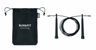 Logotrade promotional giveaway image of: Speed jumping rope RPET pouch