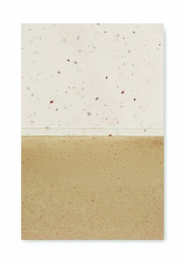 Logo trade promotional giveaways picture of: Grass/seed paper memo pad