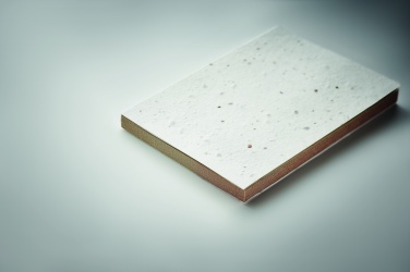 Logo trade promotional merchandise picture of: Grass/seed paper memo pad