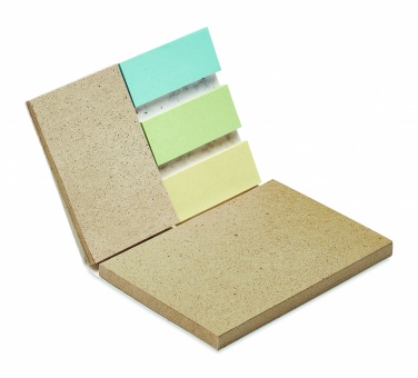 Logo trade promotional merchandise photo of: Grass/seed paper memo pad