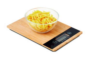 Logotrade promotional item picture of: Bamboo digital kitchen scales