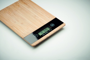 Logotrade promotional giveaways photo of: Bamboo digital kitchen scales