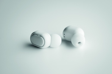 Logo trade promotional giveaway photo of: Recycled ABS TWS earbuds