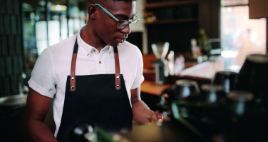 Logotrade promotional product image of: Organic cotton apron 340 gr/m²