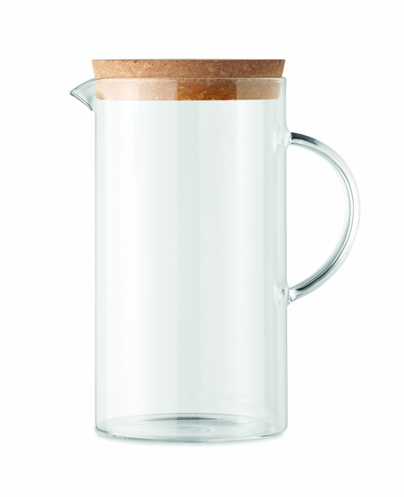 Logo trade promotional gifts image of: Borosilicate glass decanter 1L