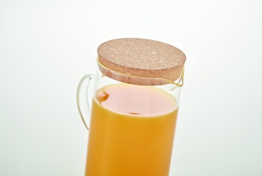 Logo trade promotional giveaways image of: Borosilicate glass decanter 1L