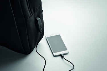 Logo trade promotional gift photo of: Laptop backpack in 300D RPET