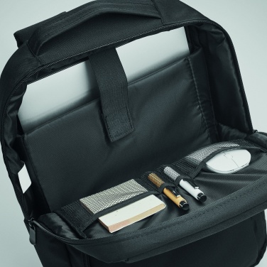 Logotrade promotional merchandise photo of: Laptop backpack in 300D RPET
