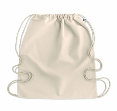 Logo trade promotional items picture of: Organic cotton drawstring bag